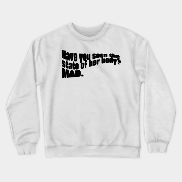 Body Crewneck Sweatshirt by emiliapapaya